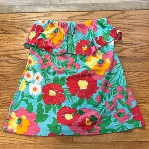 Lilly Pulitzer strapless tube top